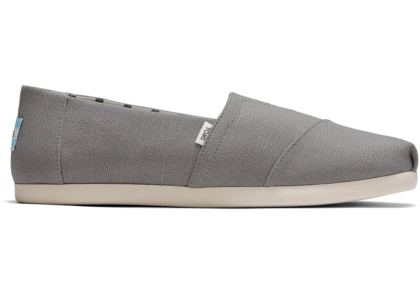 Toms Classics Heritage Canvas - Mens Alpargata Espadrilles - Light Grey - NZ - 598207GCD